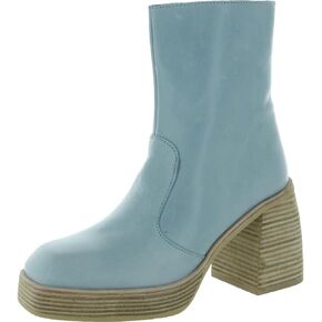 Free People Womens Ruby Platform Block heel Square toe Ankle Boots