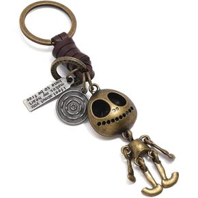 TiSuit Funny KeyChains Leather KeyRings Pendant for Car Keychains purse handbag backpack Gift
