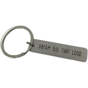 Dream Big Fart Loud Keychains For Women, Daughter Gifts For Friends, Fart Gifts, Fart Themed Gifts For Sisters From Sisters Adult, Motivational Keychain Cute, Graduation Gift, Shart, Farts
