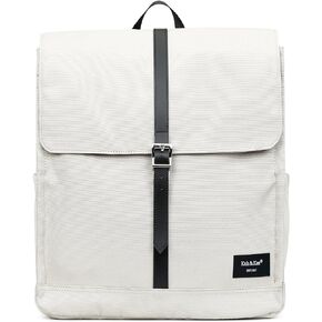 Kah&Kee City Backpack-14 Inch Laptop Backpack for Women Medium Work,Teacher Backpack-Simple, Casual Daypack Backpacks (Black)