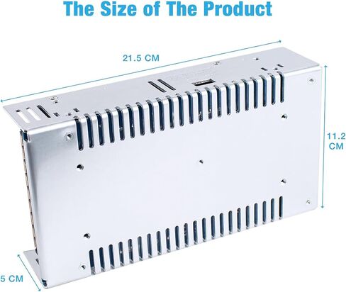 Hosyond 12V 50A 600W Universal Power Supply AC 110V/220V to DC 12V Regulated Switching Power Adapter Transformer LED Driver for LED Strip, CCTV Camera System in Saudi Arabia