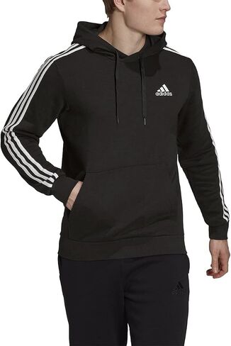 adidas Men's Essentials Fleece 3-Stripes Hoodie in Saudi Arabia