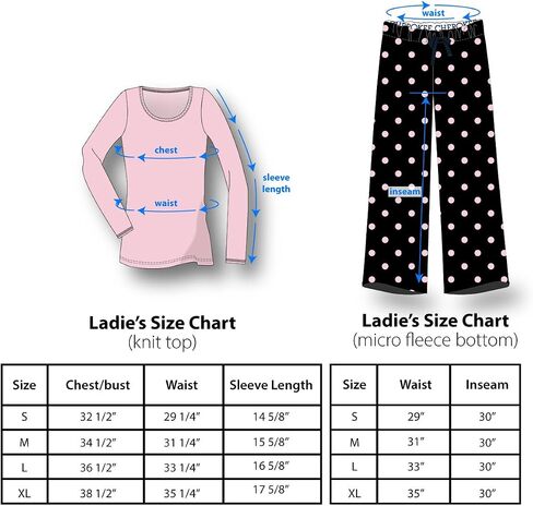 Cherokee Women's Set, Long Sleeve Cotton Top & Micro Fleece Pants, Soft & Cozy Loungewear in Saudi Arabia