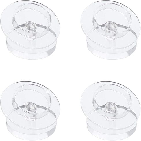 FINGERINSPIRE Set of 4 Acrylic Bracelet Display Clear Round Jewelry Pedestal Bangles Display Stands Rack Holder Showcase(3.07x3.11x1.73inch) for Home or Store Usage in Saudi Arabia