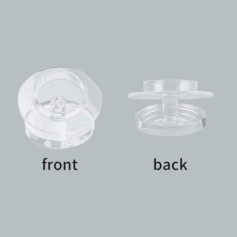FINGERINSPIRE Set of 4 Acrylic Bracelet Display Clear Round Jewelry Pedestal Bangles Display Stands Rack Holder Showcase(3.07x3.11x1.73inch) for Home or Store Usage in Saudi Arabia