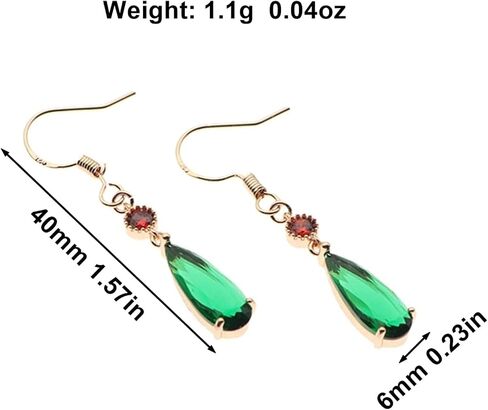 Howl's Earrings18k Gold Plated Fish Hook Green Water Dangle Earrings Castle Moving Cosplay Jewelry Anime Gift for Women in Saudi Arabia