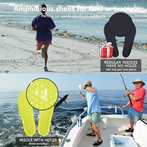 Teemie Water Shoes Mens Womens Aqua Quick-Dry Barefoot Athletic Sport Shoes for Outdoor Surfing Kayaking Walking Hiking in Kuwait