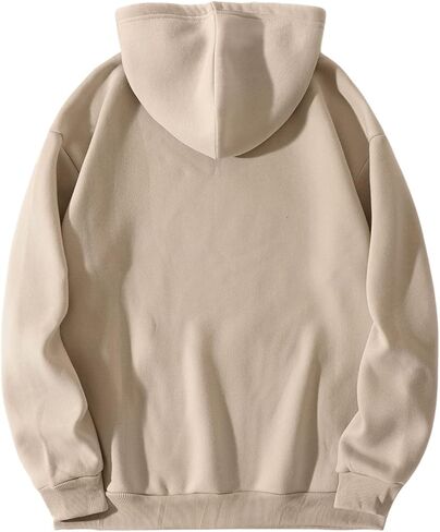 سترة بغطاء للرأس برسوم جرافيك من SOLY HUX للرجال بأكمام طويلة وطباعة حروف، بلوفر كاجوال مع جيب in Kuwait