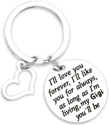 Gigi Gifts Keychain for Women Best Gigi Jewelry Stuff Ornament Gigis Keyring Gigi Keychain in Saudi Arabia