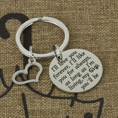 Gigi Gifts Keychain for Women Best Gigi Jewelry Stuff Ornament Gigis Keyring Gigi Keychain in Saudi Arabia