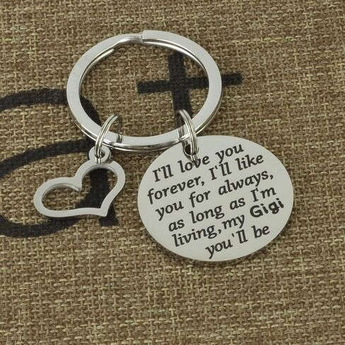 Gigi Gifts Keychain for Women Best Gigi Jewelry Stuff Ornament Gigis Keyring Gigi Keychain in Saudi Arabia