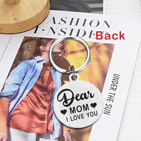 Emideary Mom Keychain - Mom Gifts for Christmas - Mothers Day Gift from Daughter Son - Mom Birthday Key Chain in Saudi Arabia