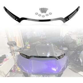 Windshield Trim Strip, PSLER Motorcycle Split Windshield Side Trim Center Trim kit for Touring Road Glide Models 2015-2023 FLTRXS FLTRK FLTRX