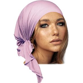 ShariRose Headscarves for Women Pre-tied Bandana Soft Cotton Head Wear Headcover Chemo Cancer Tichel Friendly over 30 Colors!