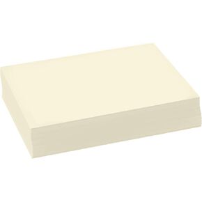 Cream (Natural) Half Letter Size Paper – Great for Business Documents, Letters, Arts, Prints and Crafts, Copy, Printing, Writing | 8.5" x 5.5" | 24lb Bond Paper | 250 Sheets