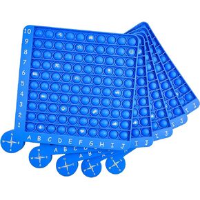 Pop it Coordinates (Pack of 5) Math Manipulative for Teaching Kids Coordinates and Compass Directions. Classroom Must Haves, Special Needs Friendly. Education/ STEM Resource, Math Teaching Tools