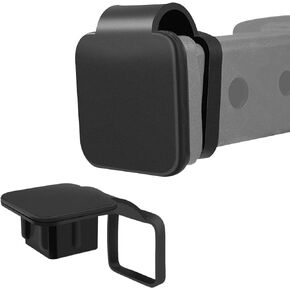 WSSROGY 2 Inch Trailer Hitch Cover Tube Plug Insert Rubber Hitch Cover Fits for 2 Inch Hitch Receivers