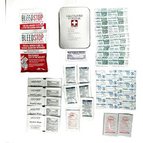 Calculated Survival Complete Pocket First Aid Kit That is Small Enough to fit in a Pocket but Strong Enough to Treat Gunshot Wounds