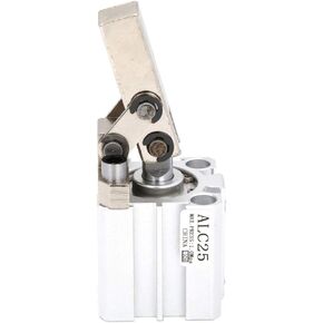 Walfront ALC Clamp Arm Lever Pneumatic Cylinder Double Acting Air Cylinder Without Magnetic Pneumatic Air Cylinders(ALC25), Cylinder