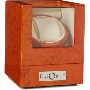 Diplomat 31-406 Burl Wood Single Watch Winder