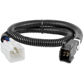 CURT 51363 Quick Plug Electric Trailer Brake Controller Wiring Harness, Select Toyota 4Runner, Land Cruiser, Sequoia, Tacoma, Tundra, Lexus GX, LX , Black