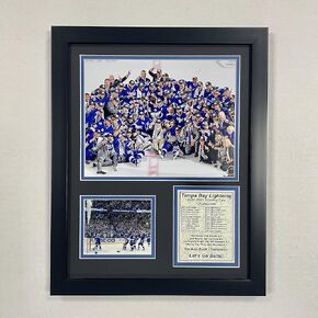 Legends Never Die, Inc. Tampa Bay Lightning | 2020-2021 Champions | 12"x15" Framed Photo Collage