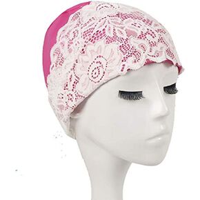 Women Swimming Cap Waterproof Bathing Turban Keep Girls Hair Dry Silicone Anti-Slip Elastic Comfortable Elegant Swim Hat Wrap