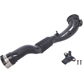 WFLNHB Intercooler Hose Supercharged Intake Tube with Sensor Replacement for 2011-2016 BMW 335i 435i M2 M235i X3 X4 13717604033