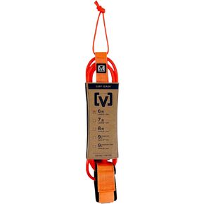 Victory Premium Regular 7' Surfboard Leash, 7mm Urathane, Dual Swivel – Detachable Double Rail Saver, 2 Stainless Steel Swivels, Neoprene Key Pocket, Custom String, Pro Surfer Design