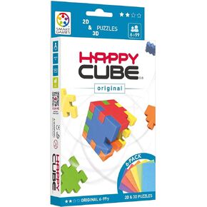 HAPPY HCO300 Original Cardboard Box 3D Puzzle, Pack of 6, 13x2,6x23 cm