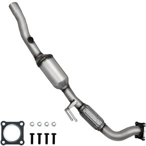 JT Exhaust Catalytic converter Compatible with 2002-2006 Volkswagen Golf, 2001-2005 Volkswagen Jetta, 2002-2005 Volkswagen Beetle 2.0L (Catalyst+ Grade)