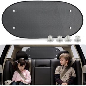 ZATOOTO Car Window Shades for Baby 4 Pack, Car Side Window Sun Shade Sun Blocker with Enhanced Suction Cups Protect Kids and Pets from Sun Glare and Heat