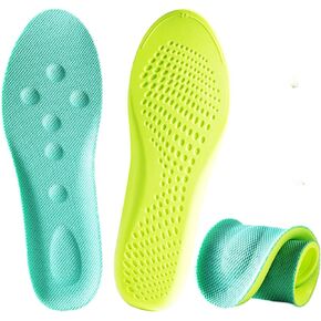 Memory Foam Replacement Insoles Sneaker Insoles with Excellent Shock Absorption and Cushioning for Comfortable Feet Relief Insoles Men and Women Kids (Big Kids3.5-4)