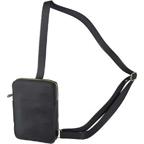 Premium Full Grain Leather Sling Bag - Small Crossbody Bag for Men, Lightweight, RFID Protection