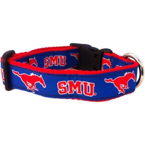 NCAA Southern Methodist Mustangs Dog Collar, Team, Small