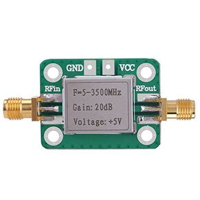 LNA 5-3500MHzf 20db Amplifier Module, RF Amplifier, Radio Frequency Low Noise Amplifier with Shielding Box