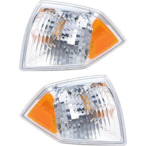 Astra Depot Left Driver Side Marker Parking Turn Signal Corner Light Cover Clear Lens Compatible with 07-10 Jeep Compass