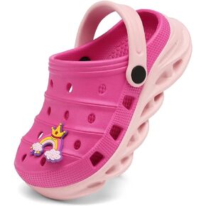Nedaan Toddler Kids Clogs Slip on Slide Sandals Slippers for Beach Pool Garden