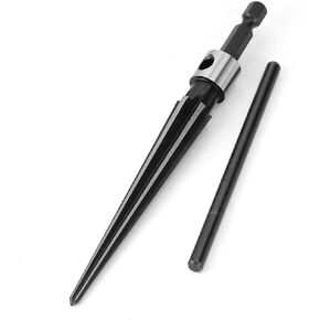 T Shape Tapered Hex Reamer, Bridge Pin Hole Handheld Handle Reaming Cutting Drilling Tool