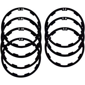 Lotatheta Bicycle Flywheel Washer Spacer Cassette Headset Gasket Hub Bottom Bracket Bike Cycling Flywheel Axle for MTB Road Bike 1mm 1.5mm 1.85mm 2mm 2.18mm 2.35mm 2.5mm (7 pcs)