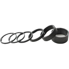 OMNI Racer Worlds LIGHTEST Bicycle Carbon Headet Spacers Set 1-1/8" 2,3,5,10,15,20mm Matte Flat Finish