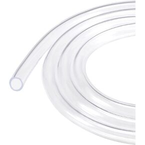 MECCANIXITY PVC Clear Hose Vinyl Tubing 7/16" ID 5/8" OD 6.6ft Flexible Lightweight for Water Tube,Air Hose,Oil Line