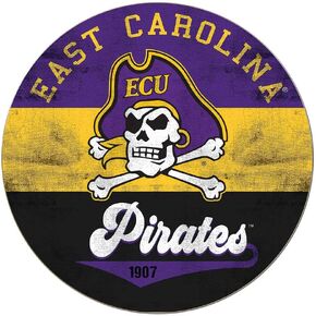 KH Sports Fan East Carolina Pirates علامة دائرية متعددة الألوان، 20 × 20 بوصة، ديكور القراصنة لغرفة النوم وغرفة النوم وكهف المروحة وغرفة المعيشة؛ أظهر روح فريقك مع هذه اللوحة الفنية الجدارية الفريدة لقراصنة كارولينا الشرقية in Saudi Arabia
