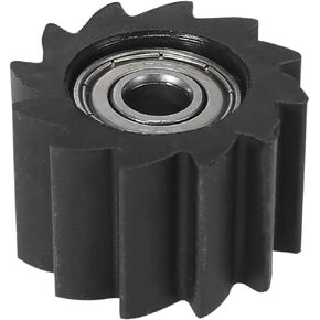 Motoforti 8mm Hole Chain Roller Pulley Slider Tensioner Wheel Guide Black Serrated Shaped for Kawasaki KX250F KX450F Bike 2006-2016