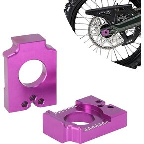 Rear Axle Blocks for Surron Ultra Bee,CNC Axle Chain Adjuster Block for Electric Dirt Bike Sur Ron Ultra Bee-Black