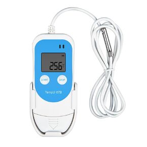 Tzone Temperature Humidity Data Logger USB Reusable Temp Recorder with Probe,Digital Freezer Monitor Auto PDF&CSV Report 34560 Groups Thermometer Logger Industrial Hygrometer for Medical Refrigerator