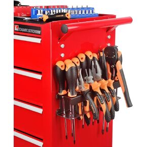 MUTUACTOR Screwdriver Organizer Rack Heavy Duty,Magnetic Mount Screwdriver Holder Plier Organizer,Magnetic Tool Holder Storage Holder for Various Screwdrivers Pliers Shears Tool Chest Cart Workbench