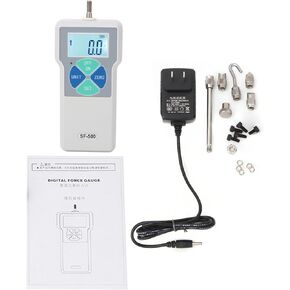 SF-500 Force Gauge Kit 500N Digital Force Gauge Push and Pull Tester 100-240V Dynamometer Digital Force Gauge (US Plug)