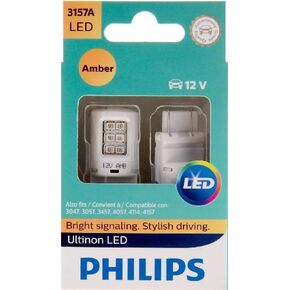 Philips 3157ALED Ultinon LED (Amber), 2 Pack