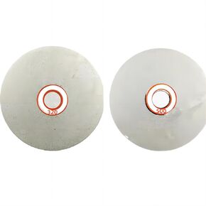 Diamond Polishing Disc Set 2 PCS, ENLAYER 4Inch Diamond Polishing Disc 320/500 Grit Wheel Lapping Grinding Disc Tool for Cutting or Sanding Stone and Glass